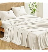 CozyLux King Size Sheets Set, Rayon Derived from Bamboo for Hot Sleepers | Cooling & Breathable B...
