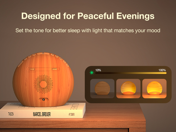 Set the tone for better sleep with light that matches your mood.