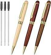 Luxury Wood Ballpoint Pens with Gift Box, Cambond Elegant Fancy Nice Pens Christmas Gift Pen Set ...