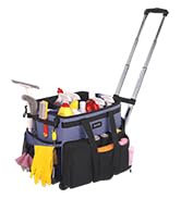 Large Rolling Cleaning Caddy Bag