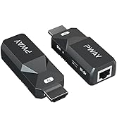 PWAY HDMI Extender 165ft Audio Video 1080P Over Cat5 Cat6 Ethernet Cable Transmit Lossless Signal...