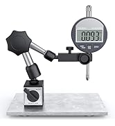 HDLNKAK Digital Dial Indicator Gauge with Magnetic Base Stand 90lbs/40kg Tensile Force, Indicator...