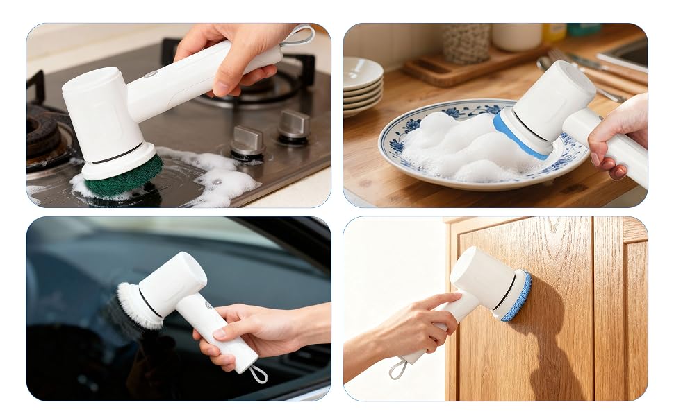 Multi-use replacement brush heads