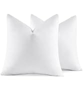 MIULEE 26x26 Euro Pillow Inserts, Set of 2 Feather Down Throw Pillows | Choppable and No Smell, D...