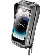 INTERPHONE, Quiklox Mobile Phone Waterproof Softcase for Motorcycle, Bike and Car, Universal Wate...