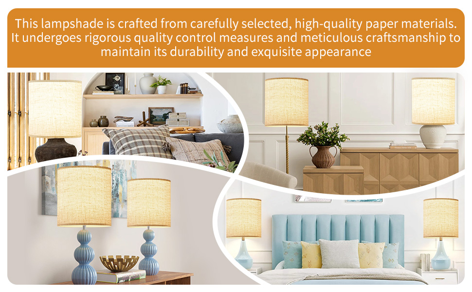 drum lamp shades