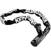 Kryptonite Keeper 712 Combo Bike Chain Lock, 4-Foot 7mm Steel Heavy Duty Anti-Theft Resettable Co...