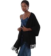 RUI VTRON Womens Winter Scarf Pashmina Shawls and Wraps for Evening Dresses Warm Blanket Scarf fo...