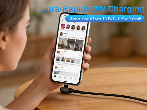 usb c cable long 15ft black