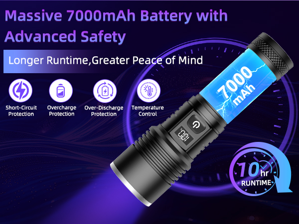 rechargeable black light flashlights