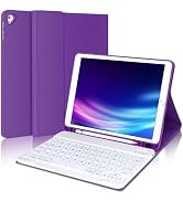 FOGARI Keyboard Case for iPad 9.7 inch 6th Gen(2018), 5th Gen(2017), Air 2/Air, iPad Pro 9.7, Sli...