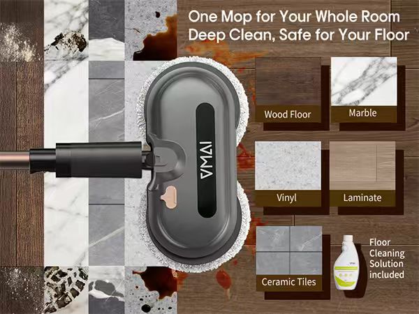Multi Surface Floor Cleaner electric Mop cordless electric mop spin mop