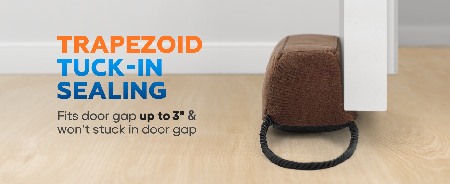 3 inch door draft stopper for bottom of door