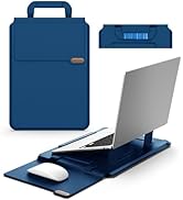 Nillkin 16 inch Laptop Sleeve with Handle (4-in-1), 2 Stand Modes, MacBook Sleeve with Adjustable...