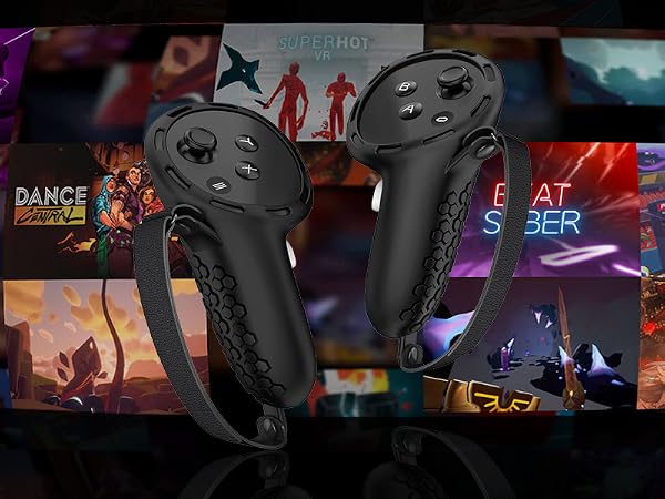 AMZDM Controller Grips for Oculus Meta Quest 3 Touch Plus Controllers Grip Cover