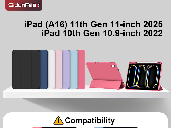 Case for iPad(A16) 11th Generation 11 inch 2025 / iPad 10th Generation 10.9 inch 2022,