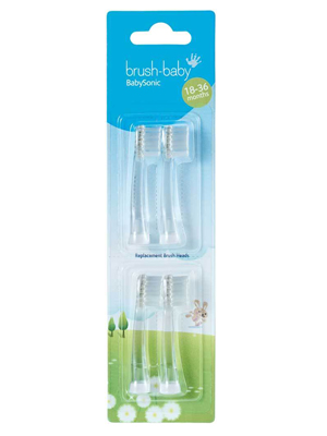 Brush-Baby BabySonic Replacement Toddler Brush Heads (18-36 Months)