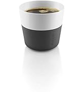Eva Solo | 2 Lungo Tumbler Mugs | 8 oz Porcelain Coffee Cup Tumblers with Silicone-coated Grip | ...