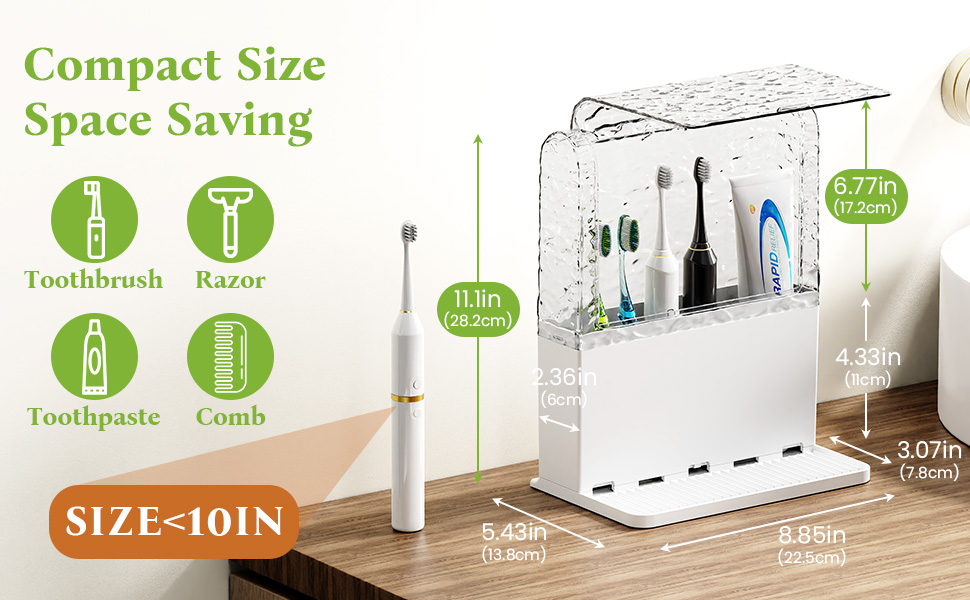 toothbrush and toothpaste holder