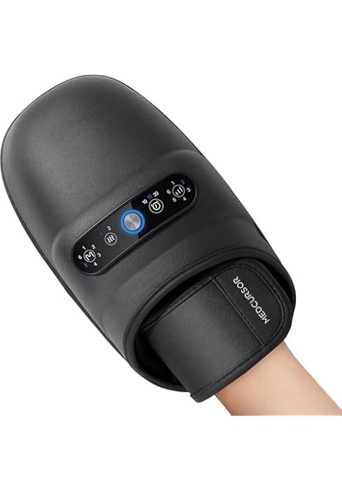Medcursor Hand Massager, 2026 Upgraded, Hand Massager with Heat and Compression for Carpal Tunnel...