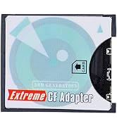 Chenyang SD SDHC SDXC to CF Compact Flash Memory Card Adapter Reader Type I High-Speed Extreme CF...