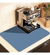 Coffee Mat for Countertops ,Coffee Bar Accessories Fit Under Coffee Maker Espresso Machine, Absor...