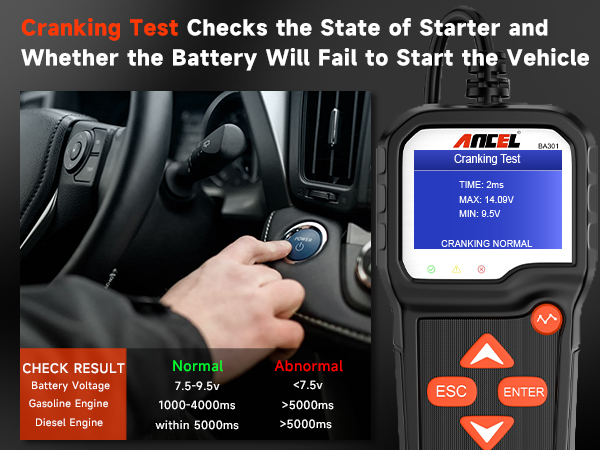 ancel battery tester