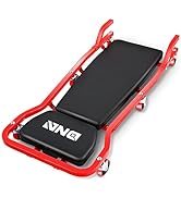 ?DNA MOTORING TOOLS-00271 Rolling Car Creeper with 3-leves Adjustable Headrest & 6 Casters,300lbs...
