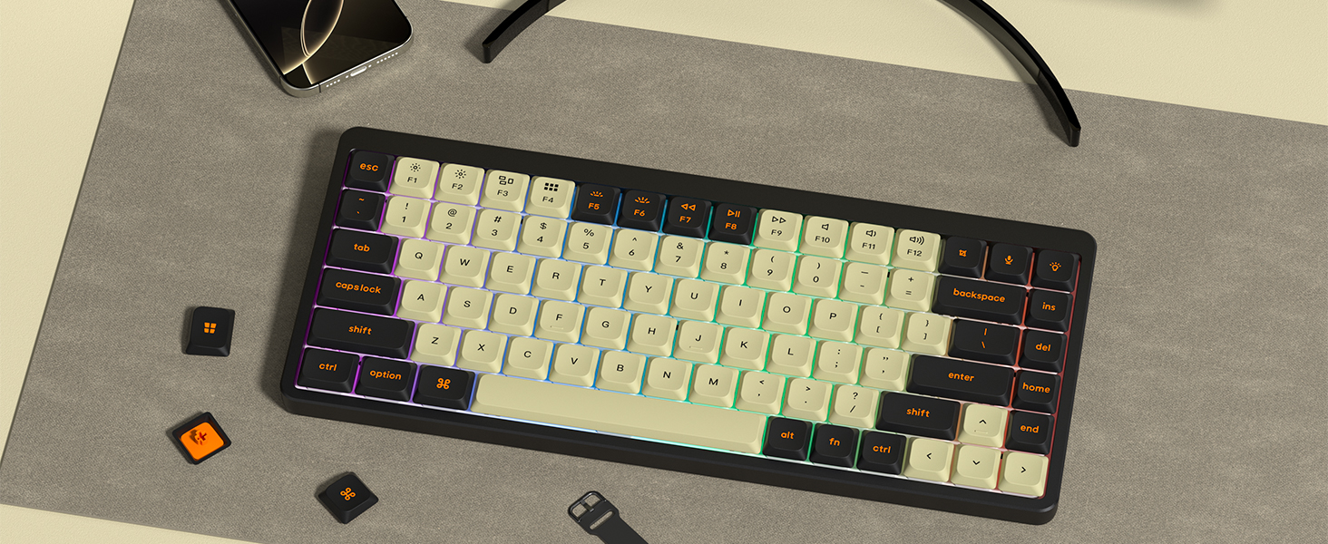 womier low profile keycap,pbt/pc keycaps,clear keycaps,double shot keycaps