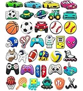 HDGOUIV 38 Pcs Different Charms, PVC Random Decoration Charms for Decoration