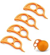 Orange Peeler Citrus Peel Cutter Plastic Easy Fruit Vegetable Slicer Cutter Lemon Peeler Opener R...