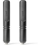 Radio Antenna Replacement UHF 403-527MHz Stubby SMA Female 2 Pack Walkie Talkie Compatible with M...