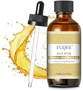 EUQEE Bay Rum Fragrance Oil with Glass Dropper, Essential Oils for Candle & Soap Making, Diffuser...