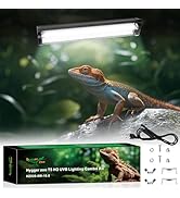 UVB Light for Reptiles Bearded Dragon, T5 UVB Reptile Light Fixture HO UVB Bulb Lighting Combo Ki...