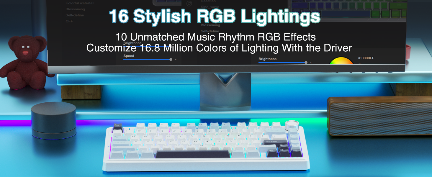 75 percent tkl mechanical gaming keyboard wireless custom keyboard compact hotswap keyboard