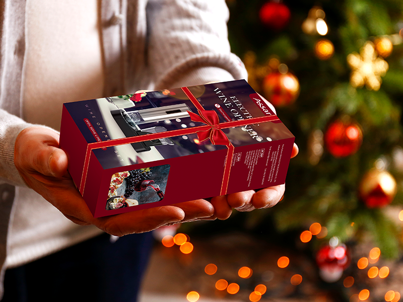 christams gift wine opner set