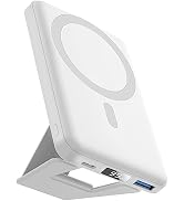 AOGUERBE for Magsafe Power Bank, 10000mAh Foldable Wireless Portable Charger with LED Display, 3 ...