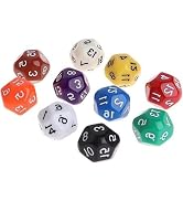 5Pcs Multicolour Polyhedral Dice for Dungeons and Dragons 16 Sided Dice Set Polyhedral with Other...