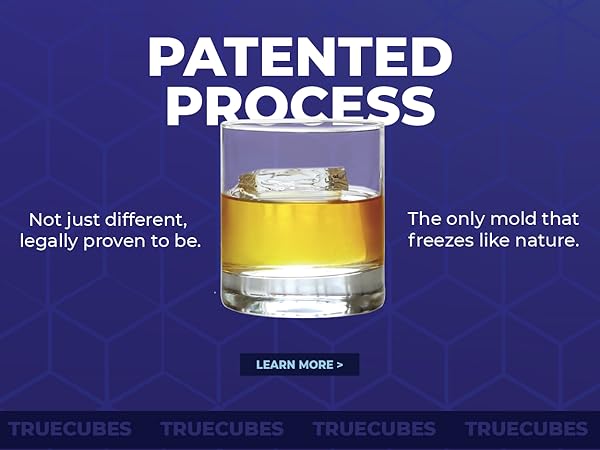 True Cubes is a Patented Process. Not just different, legally proven to be.
