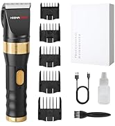 HIENA PRO Professional Hair Clippers for Men, Cordless Rechargeable Hair Clipper, Clipper and Tri...