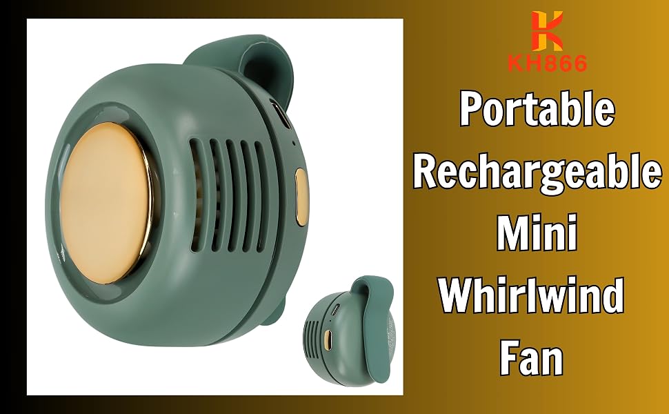 Portable Rechargeable Mini Whirlwind Fan