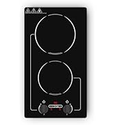 VBGK Induction Cooktop,110V 2300W Induction Stove Top with Knob Control,9 Power Levels, Kids Lock...