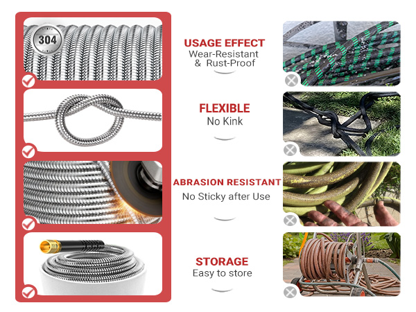 steel garden hose