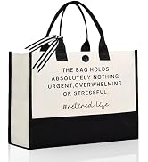 Craftique Retirement Gift for Woman, Funny Retired Cornered Tote Bag, Unique Retirement Gifts for...