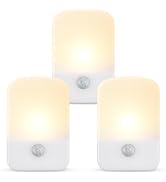 AMIR Rechargeable Battery Night Light, Motion Sensor Indoor Night Light, LED Stick-on Closet Ligh...