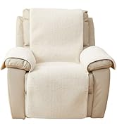 Huierxun Luxury Sherpa Fleece Recliner Chair Cover Non Slip Backing Fuzzy Fluffy Reclining Couch ...