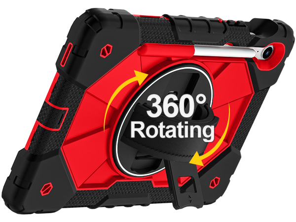 s10 lite tablet case with 360 rotating hand strap kickstand