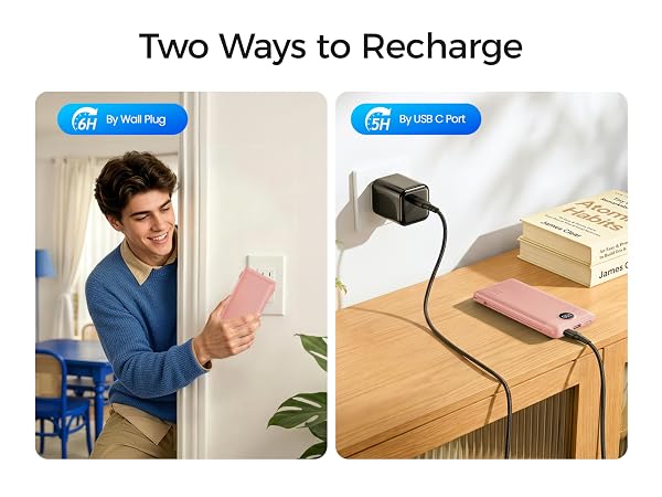 portable charger with built in cable