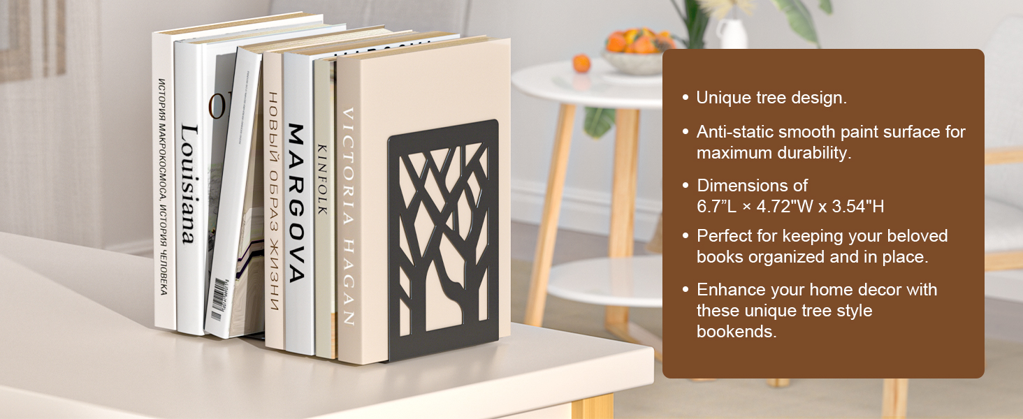 metal bookends for desk