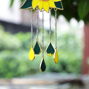 sunflower wind chimes